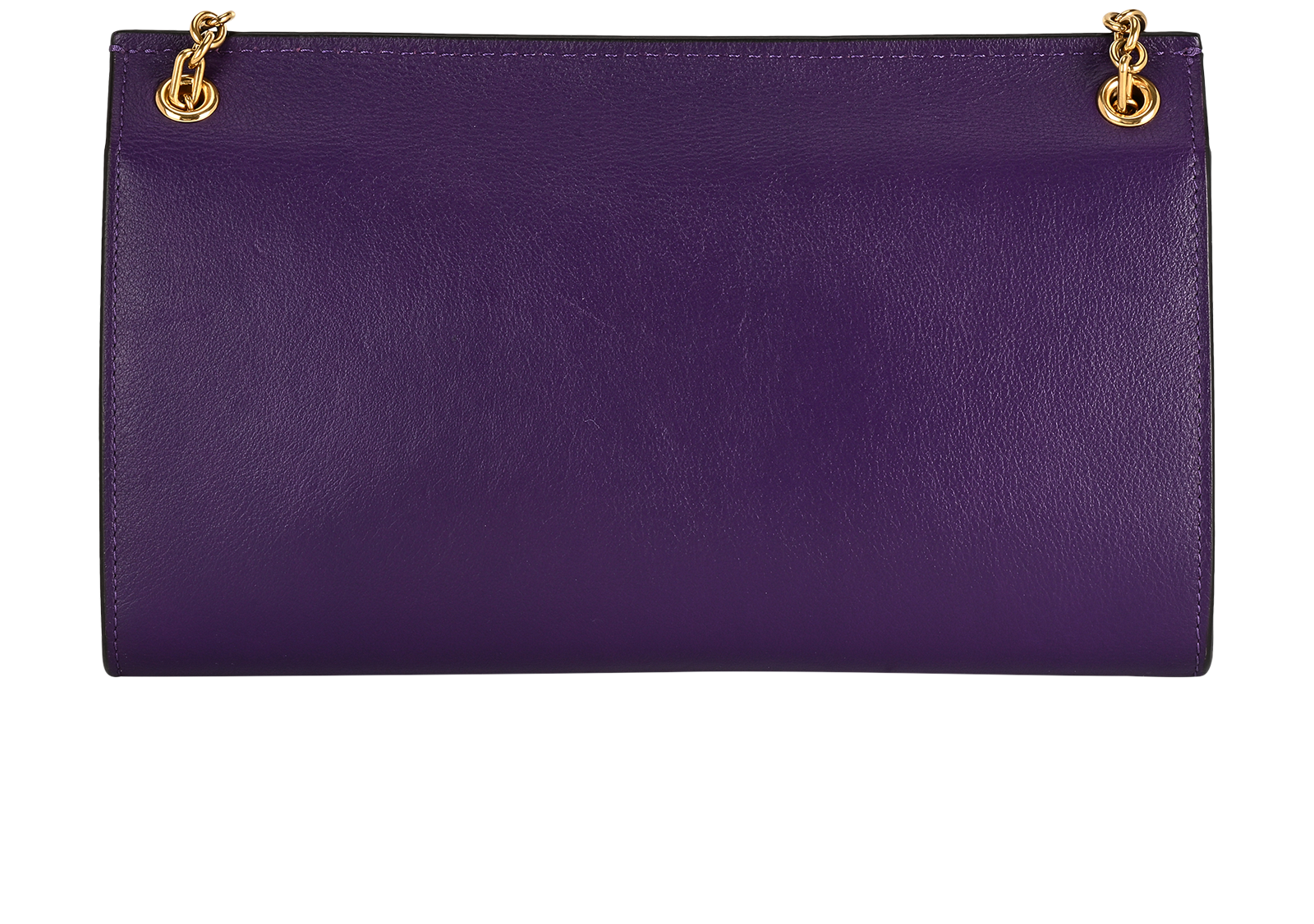 Amberley Clutch, &pound;295, Handbags, Purple, Leather, Back view